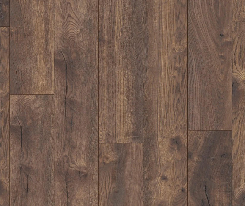 Kronotex Laminatboden Exquisit Plus ca. 2,694 m² im Paket  B/L: ca. 24,4x138 cm pro Paket Exquisit Plus ca. 2,694 m² im Paket - dunkelgrau (24,40/138,00cm) - Kronotex
