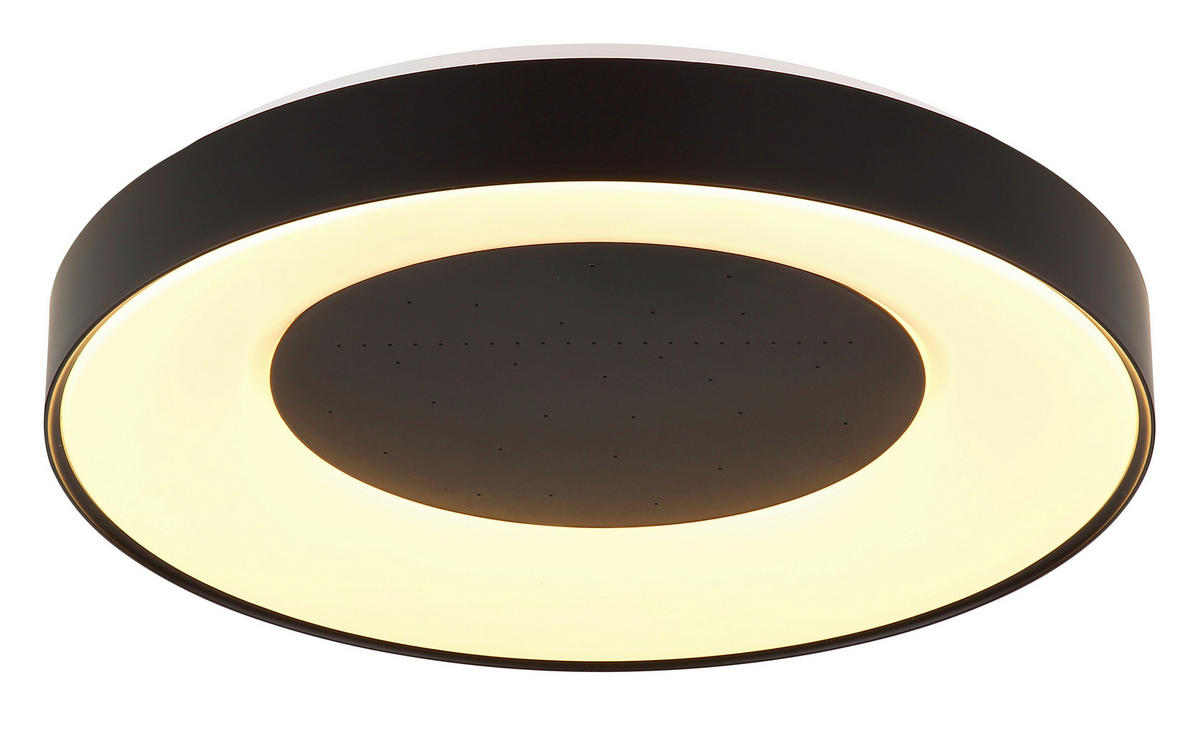 GLOBO Deckenventilator Deckenleuchte-Jolliana - weiß/schwarz (52,00/10,00/52,50cm) - GLOBO