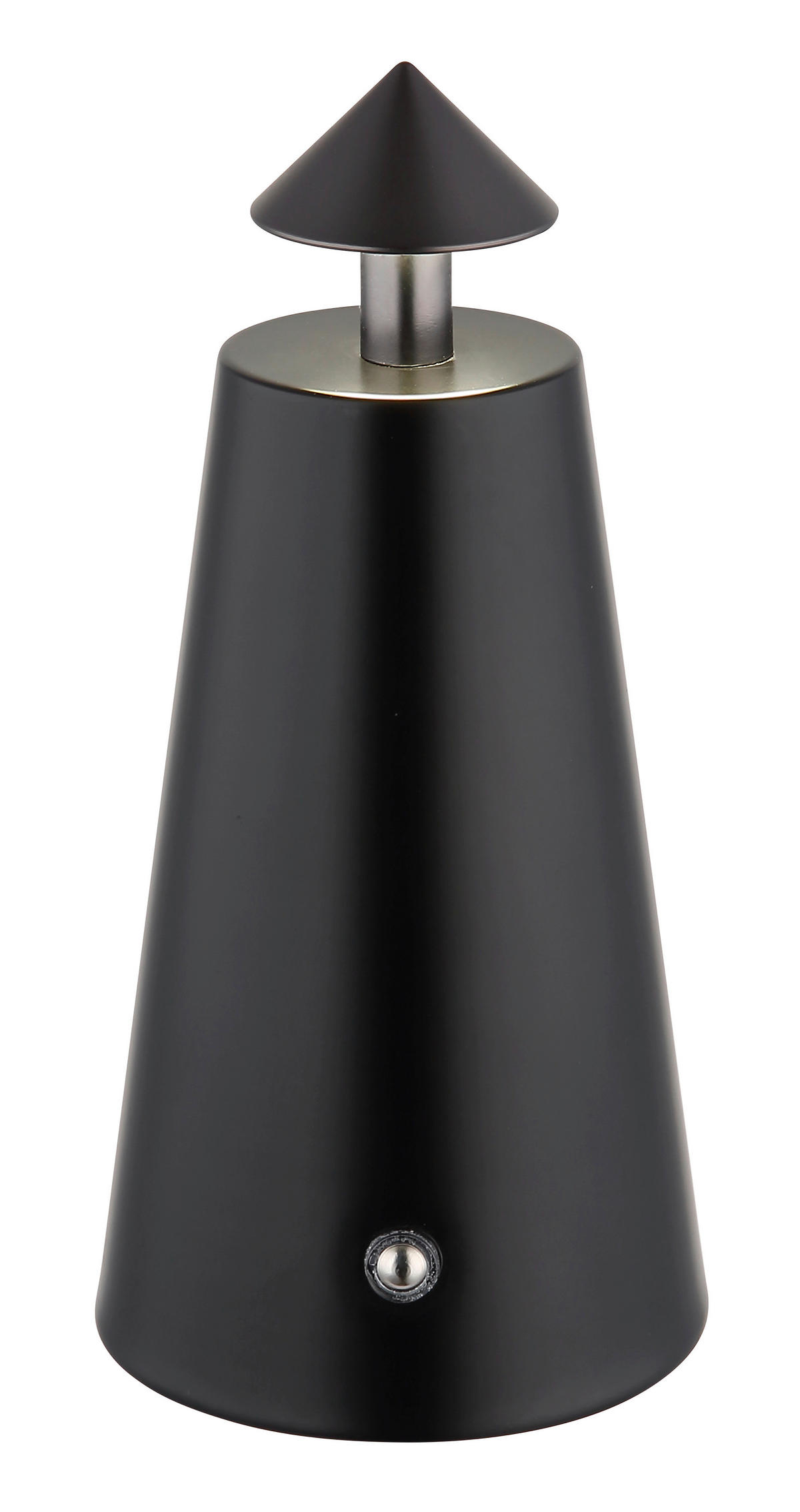 GLOBO LED-Tischleuchte mattschwarz Chrom Metall Kunststoff Stein H/D: ca. 19x9 cm 1 Brennstellen LIVA - Chrom/mattschwarz (9,00/19,00cm) - GLOBO