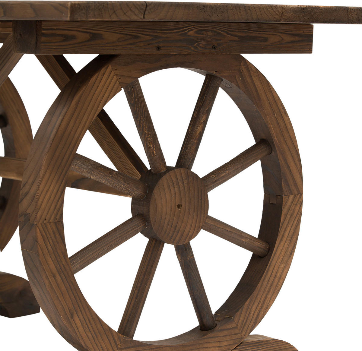 Outsunny Gartentisch natur Holz B/H/L: ca. 60x65x115 cm Gartentisch - natur (115,00/60,00/65,00cm) - Outsunny