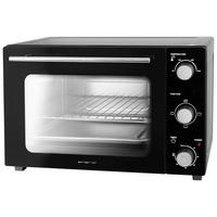 Mini-Backofen MO-122420.1 schwarz Metall B/H/T: ca. 51x40x33 cm ca. 32 l XL-Backofen 32l MO-122420.1 - schwarz (51,00/40,00/33,00cm)