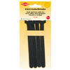 Klett-Klebeband schwarz L: ca. 15 cm 4 Packstücke Klett-Kabelbinder_4erPack - schwarz (15,00cm) - Kleiber