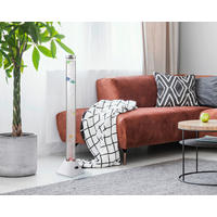 GLOBO LED-Tischleuchte silber Kunststoff B/H/T: ca. 21,5x120x21,5 cm MENDOZA - silber (21,50/120,00/21,50cm) - GLOBO