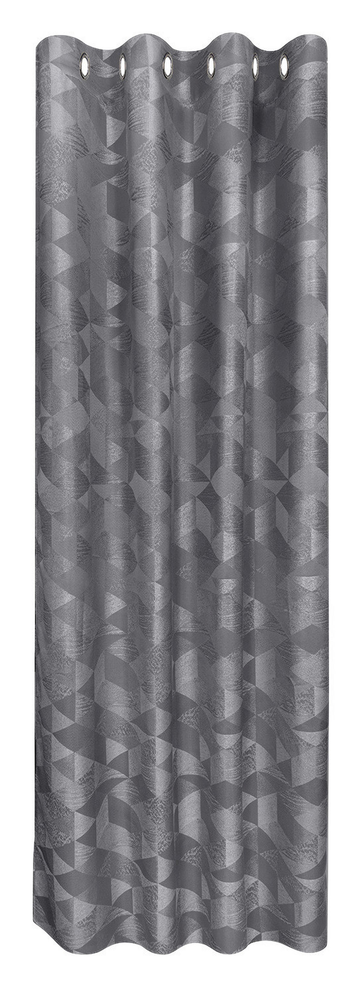 Ösenvorhang Chemnitz hellgrau B/L: ca. 140x245 cm Chemnitz - hellgrau (140,00/245,00cm)