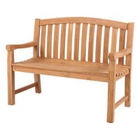 deVries Gartenbank Woodie braun Teakholz B/H/T: ca. 120x94x57 cm Woodie - braun (120,00/94,00/57,00cm) - deVries