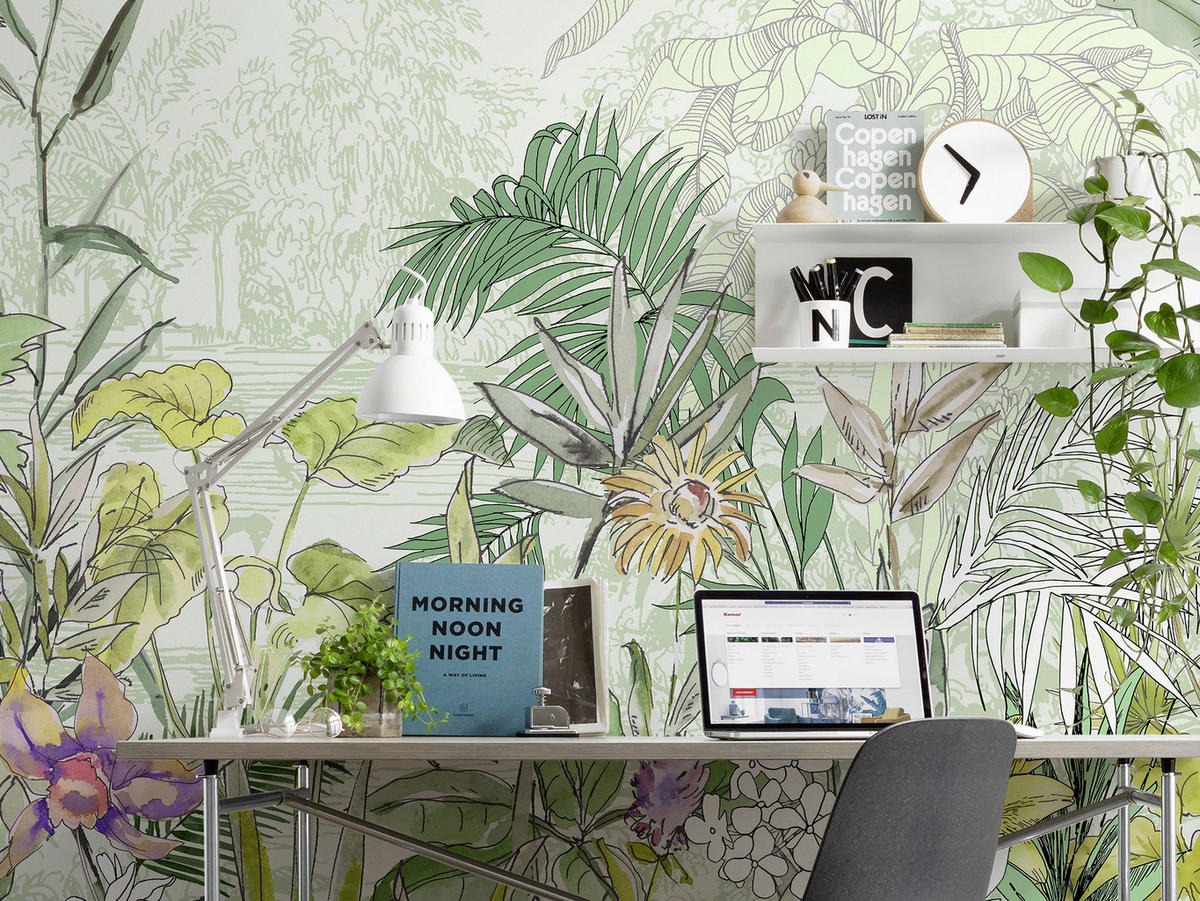 Komar Fototapete Hortus B/L: ca. 250x250 cm Hortus - (250,00/250,00cm) - Komar