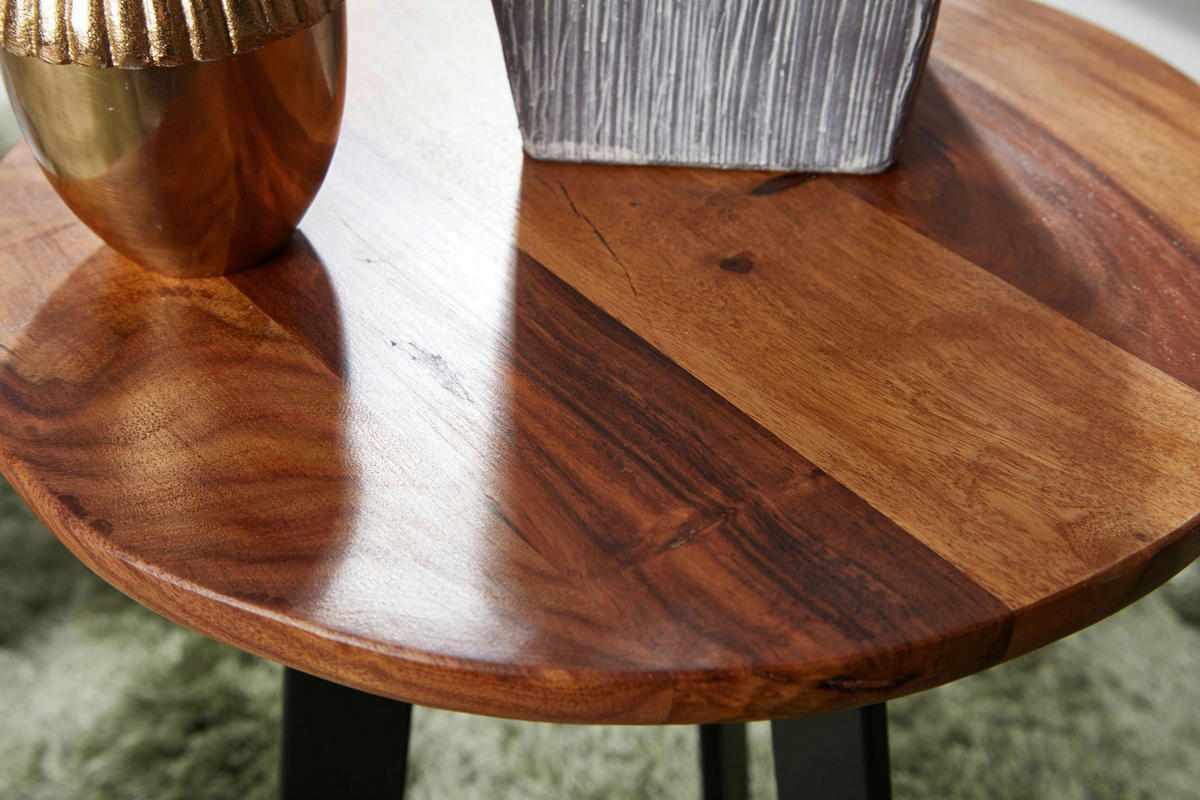 Beistelltisch rosenholz Nachbildung Holz B/H/T: ca. 35x37x35 cm Beistelltisch - rosenholz (35,00/37,00/35,00cm) - Wohnling