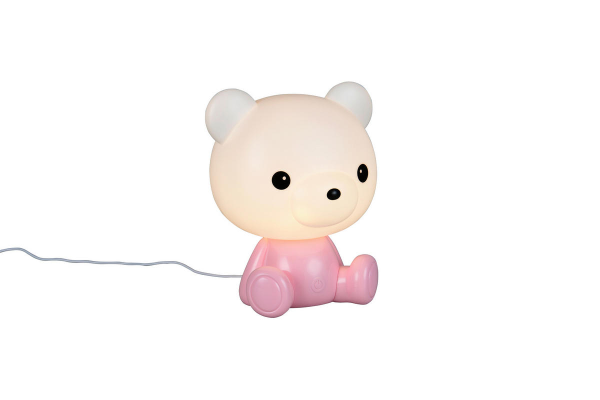 Reality LED Tischleuchte CUTIE pink Kunststoff B/H/T: ca. 21x25,5x19 cm 1 Brennstellen Cutie - pink (21,00/25,50/19,00cm) - Reality