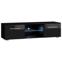 TV-Board Moon schwarz schwarz Hochglanz B/H/T: ca. 140x36x40 cm Moon - schwarz (140,00/36,00/40,00cm) - WIPMEB