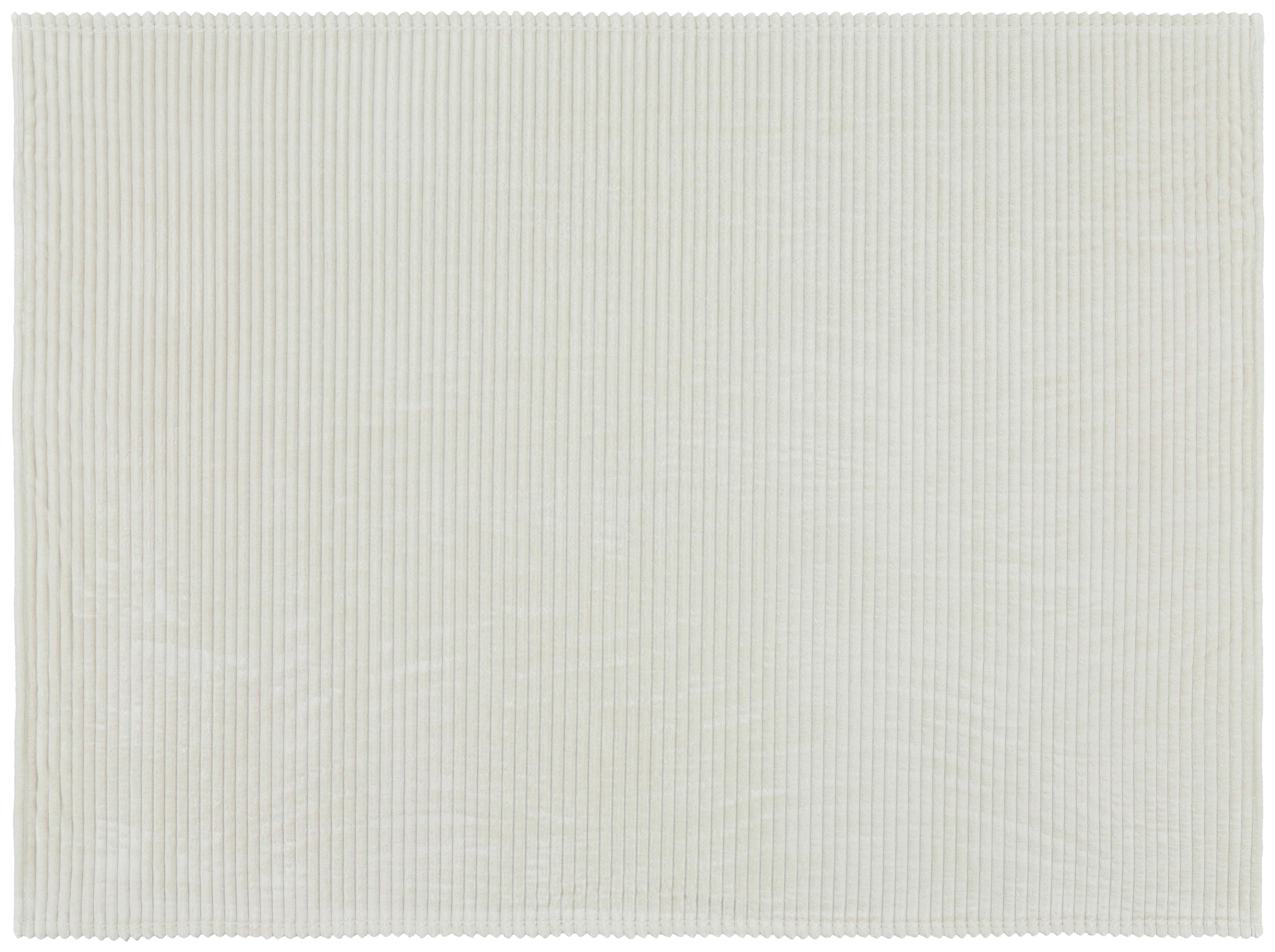 Flanelldecke Flanelldecke_Cord 140x180 off white - offwhite (140,00/180,00cm) - POCOline