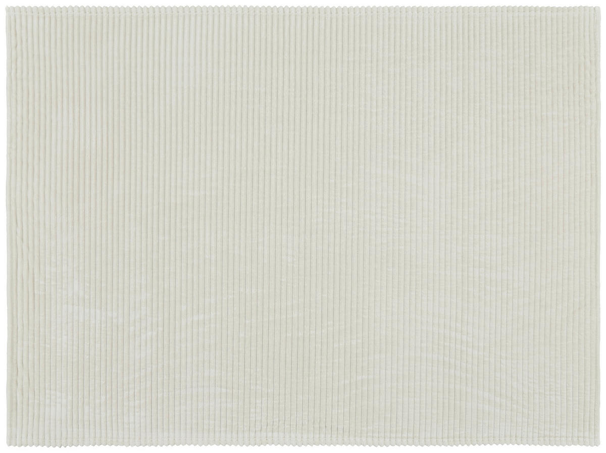 Flanelldecke Flanelldecke_Cord 140x180 off white - offwhite (140,00/180,00cm) - POCOline