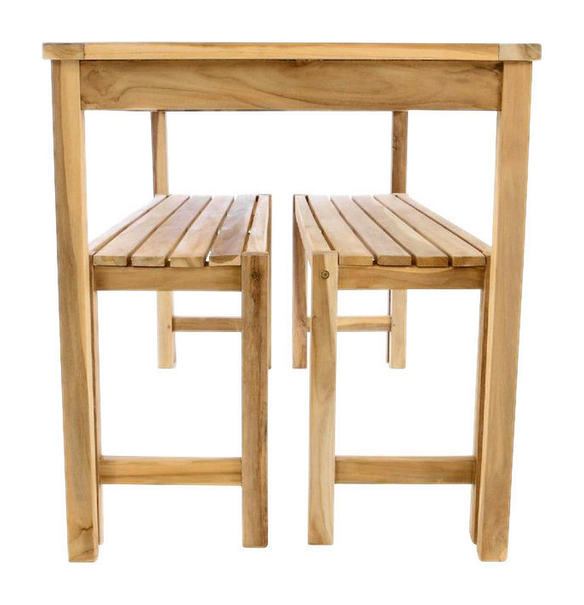 VCM Gartensitzgruppe braun Teakholz B/H/T: ca. 69x75x135 cm Gartensitzgruppe - braun (69,00/75,00/135,00cm) - VCM