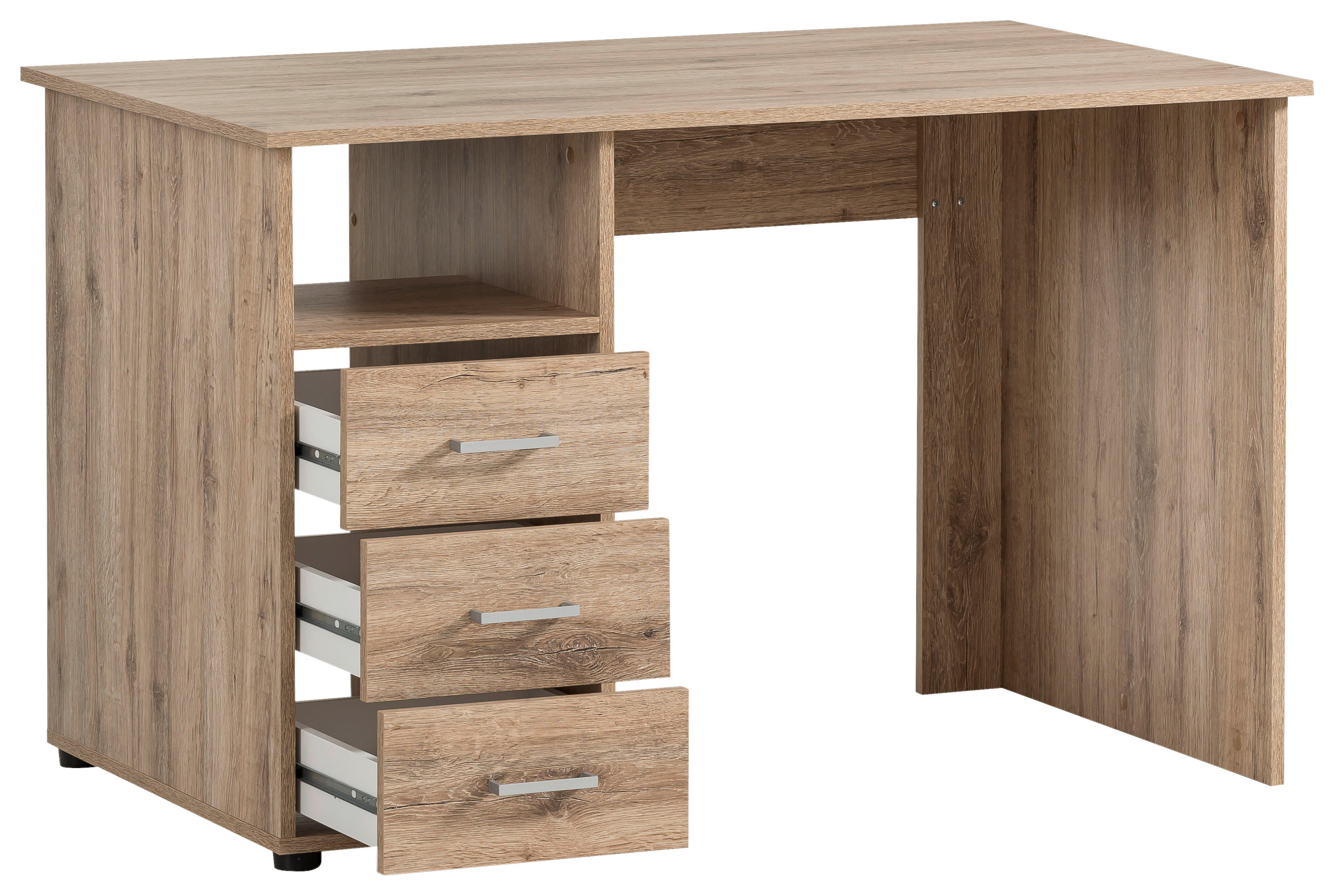 Schreibtisch Niels Eiche Wildeiche Nachbildung B/H/T: ca. 116x74x70 cm Niels - Eiche (116,00/74,00/70,00cm) - Möbelpartner