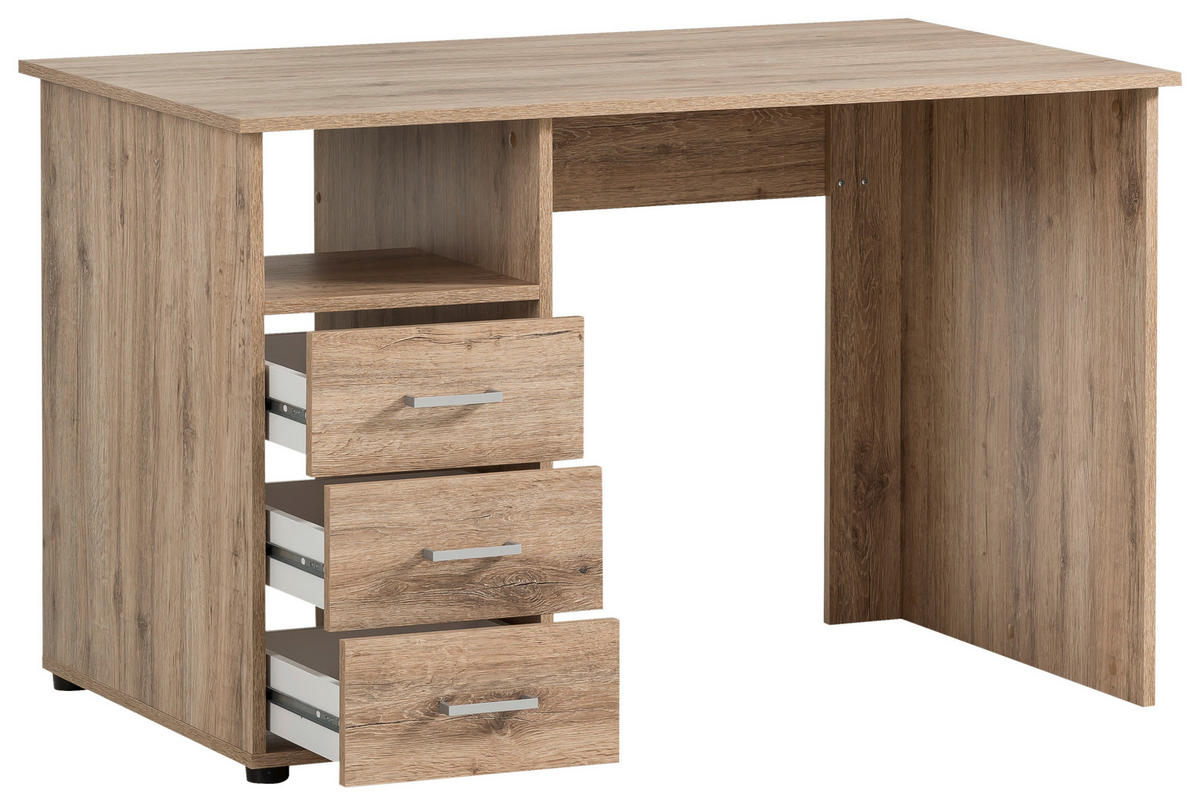 Schreibtisch Niels Eiche Wildeiche Nachbildung B/H/T: ca. 116x74x70 cm Niels - Eiche (116,00/74,00/70,00cm) - Möbelpartner
