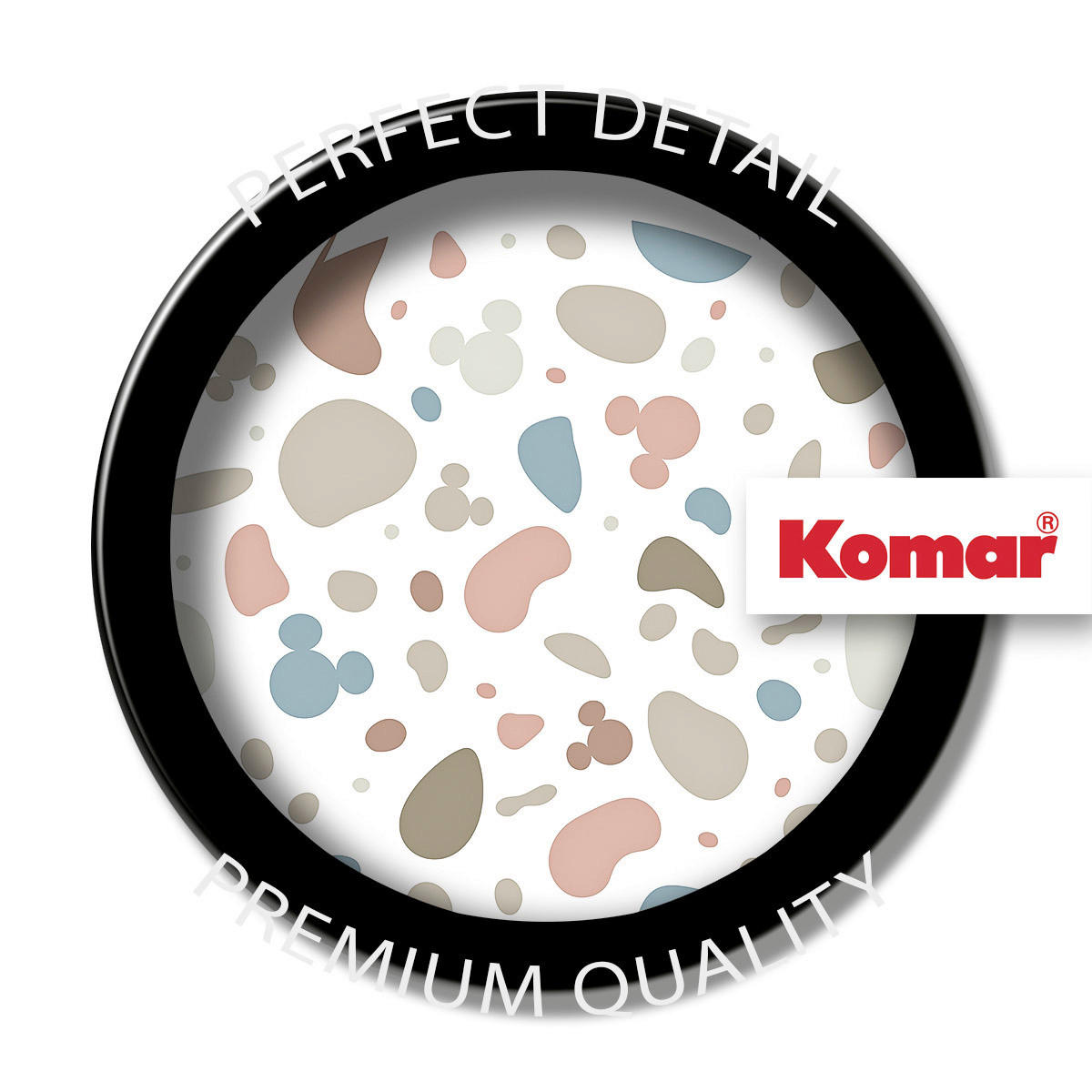 Komar Wandtattoo Mickey Head Terrazzo Bambino  Mickey Head Terrazzo Bambino B/L: ca. 125x125 cm Mickey Head Terrazzo Bambino - (125,00/125,00cm) - Komar
