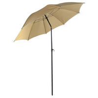 VCM Balkon-Sonnenschirm taupe Stahl H/D: ca. 320x200 cm Balkon-Sonnenschirm - taupe (200,00/320,00cm) - VCM