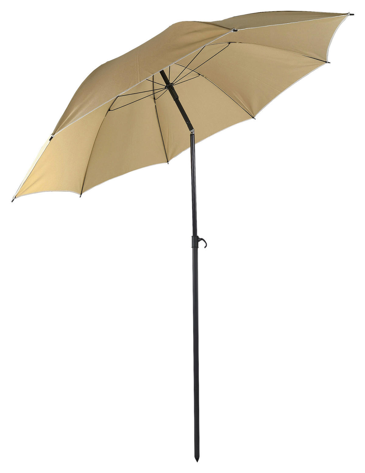 VCM Balkon-Sonnenschirm taupe Stahl H/D: ca. 320x200 cm Balkon-Sonnenschirm - taupe (200,00/320,00cm) - VCM