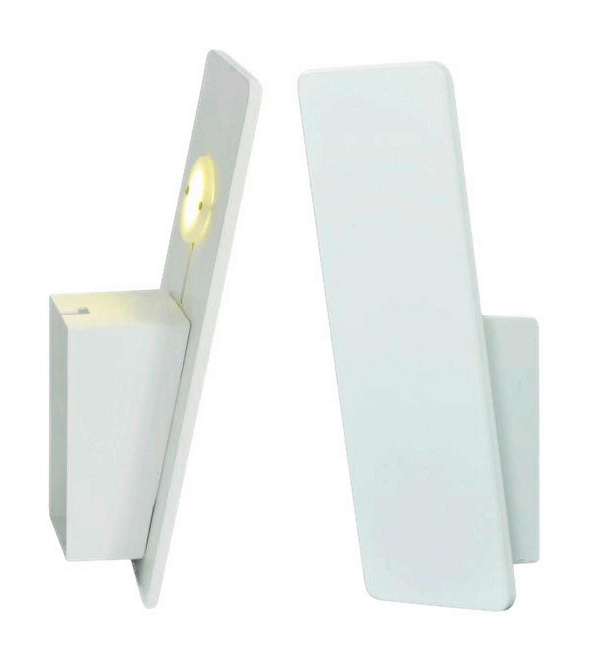 Näve Leuchten LED Wandleuchte NV1154626 weiß Aluminium B/H/T: ca. 8x22x8 cm 1 Brennstellen Stan - weiß (8,00/22,00/8,00cm) - Näve Leuchten