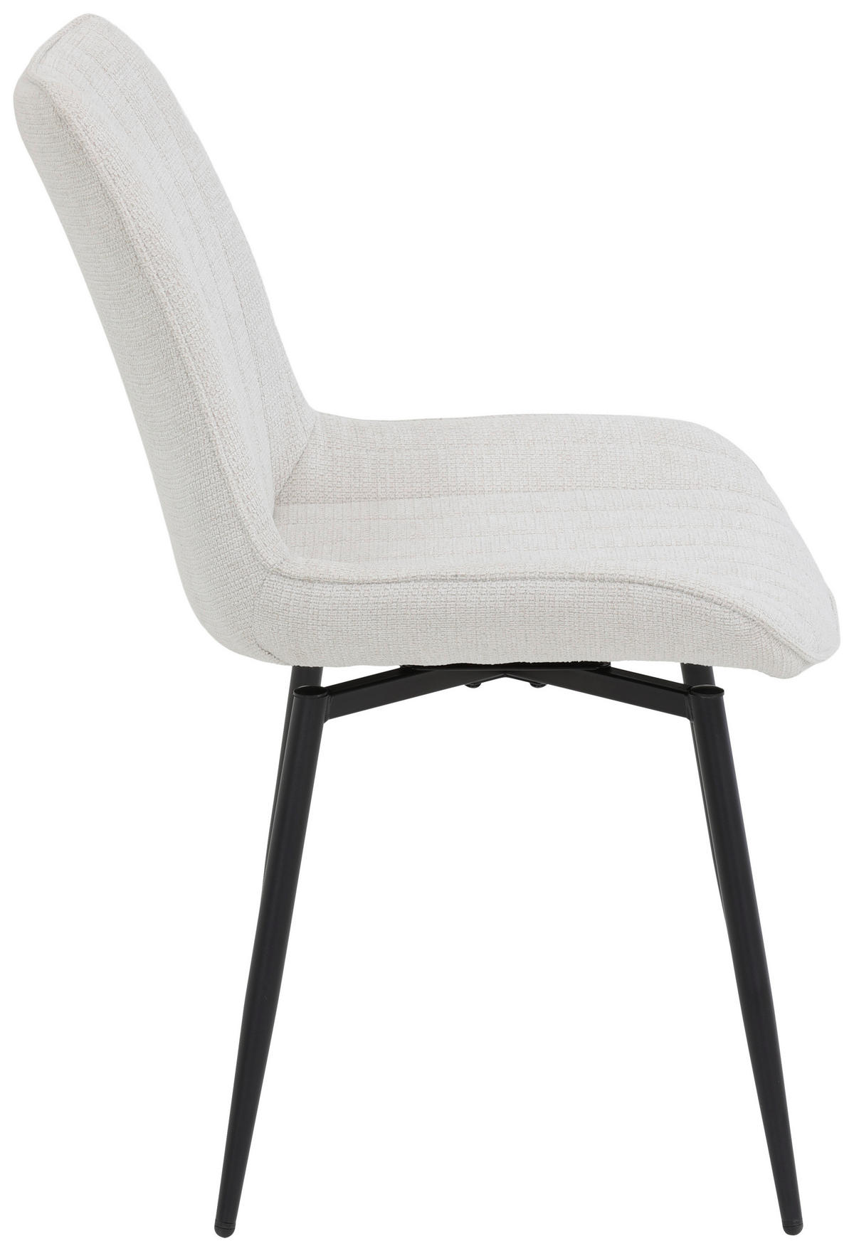 Stuhl Newport, 4er-Set beige Microfaser Webstoff B/H/T: ca. 54x85x63 cm Newport, 4er-Set - beige (54,00/85,00/63,00cm) - Hela