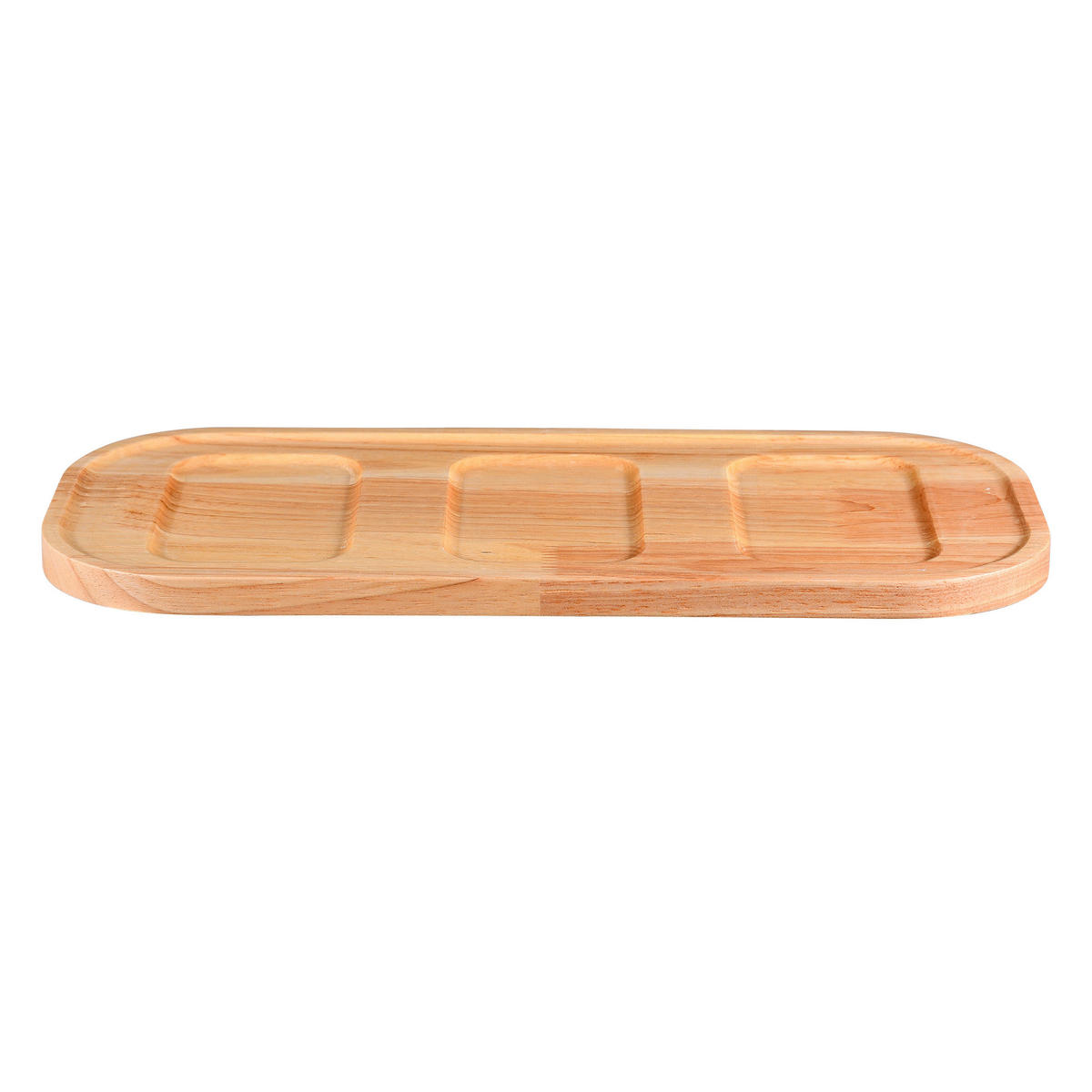 BERGNER Untertassenformen CHARCOAL schwarz Holz B/H/L: ca. 16x7,5x35 cm CHARCOAL - schwarz (35,00/16,00/7,50cm) - BERGNER