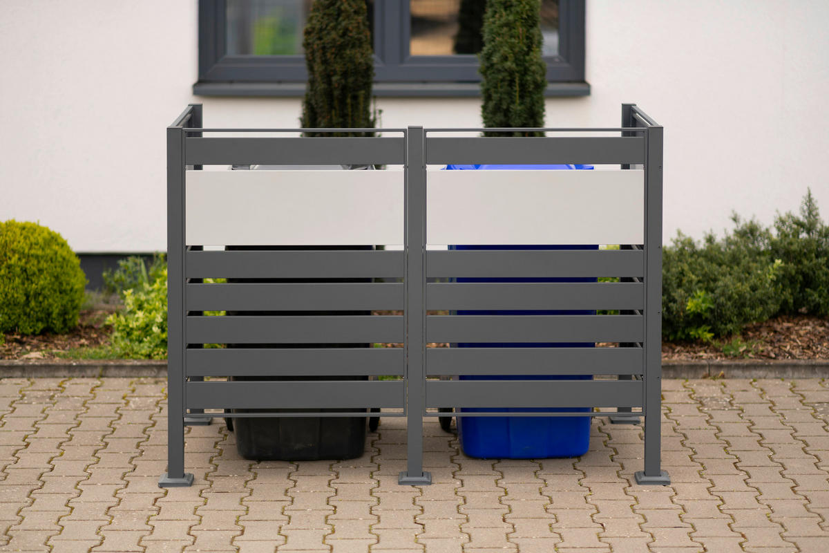 Westmann MülltonnenverkleidungBox Planum Box Planum - anthrazit (90,00/170,00/120,00cm) - Westmann