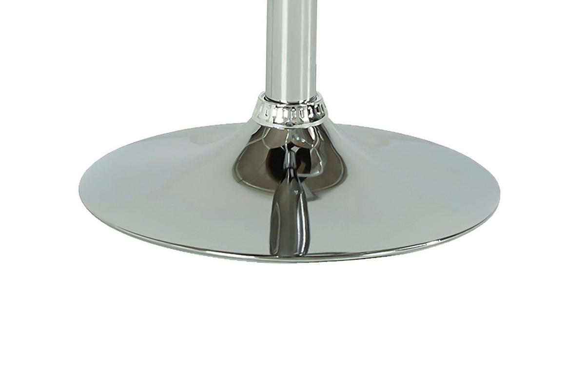 Barhocker PHIL  2er-Set braun Vintage Chrom Kunstleder Metall PHIL  2er-Set - braun/Chrom - byLIVING