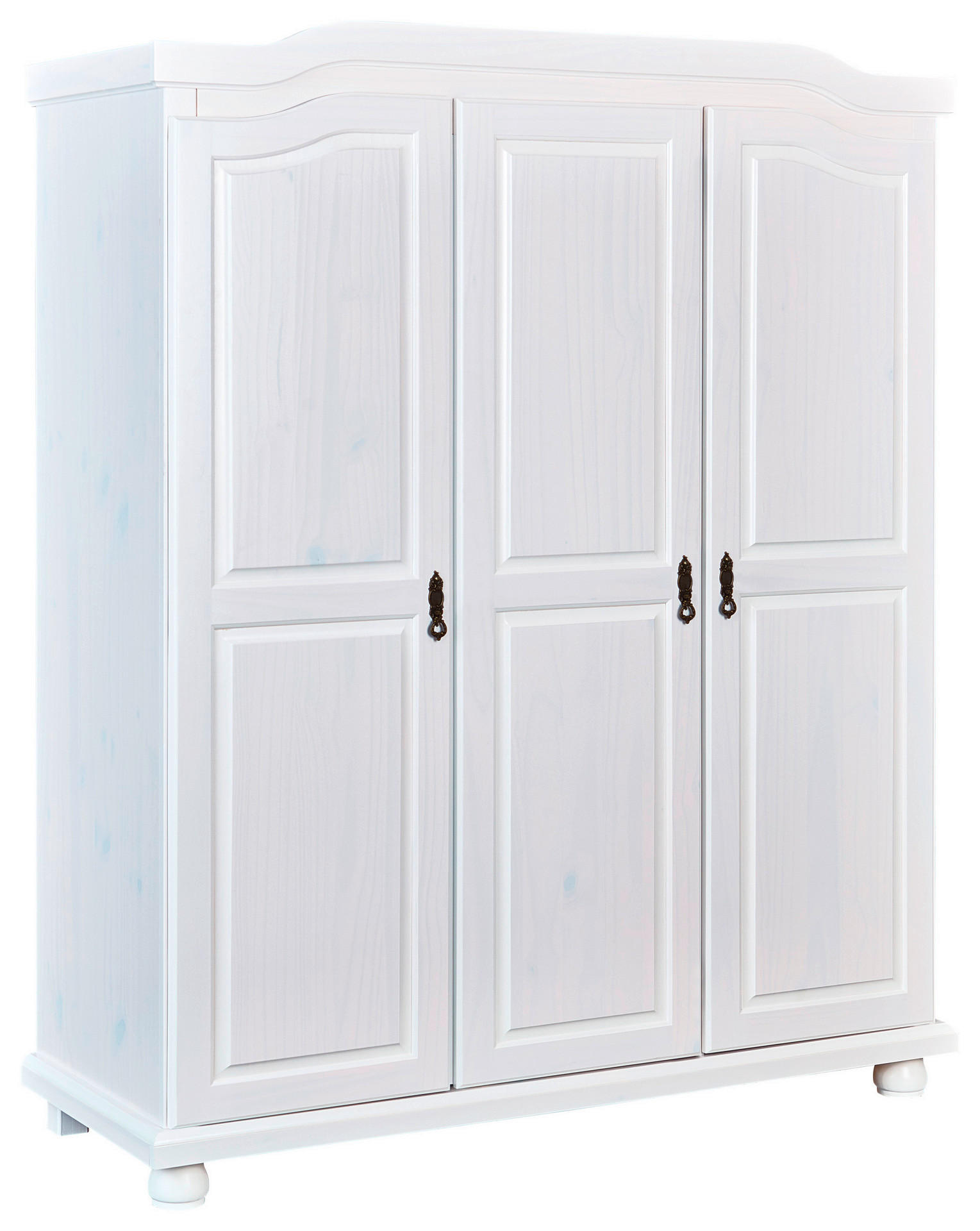 Kleiderschrank Bastian weiß B/H/T: ca. 150x180x56 cm Bastian - weiß (150,00/180,00/56,00cm) - Inter Link