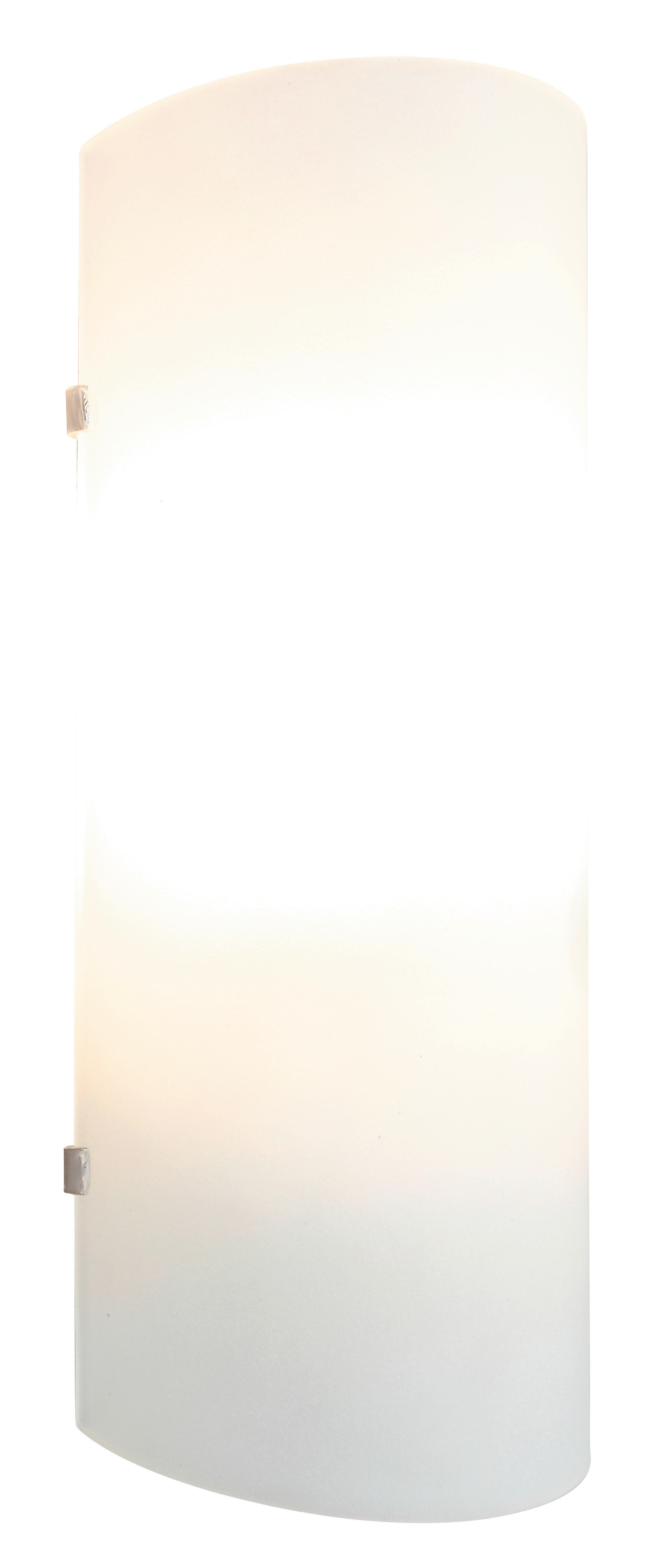 POCOline Wandleuchte Satiniert weiß Glas B/H/L: ca. 12x24x10 cm E27 1 Brennstellen Wall - weiß/Satiniert (10,00/12,00/24,00cm) - POCOline
