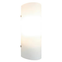 POCOline Wandleuchte Satiniert weiß Glas B/H/L: ca. 12x24x10 cm E27 1 Brennstellen Wall - weiß/Satiniert (10,00/12,00/24,00cm) - POCOline
