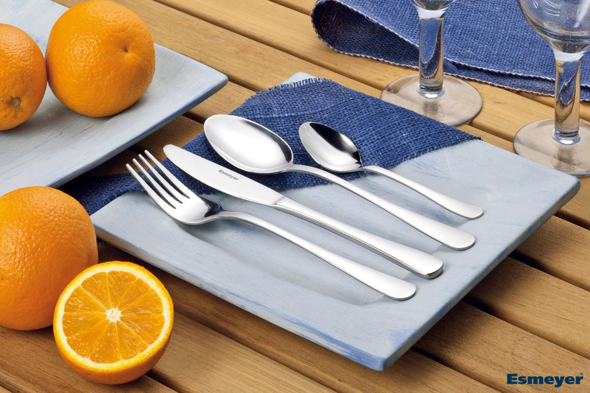 Besteckset Sylvia silber Edelstahl 24 tlg. Sylvia - silber (22,50/7,00/5,00cm)