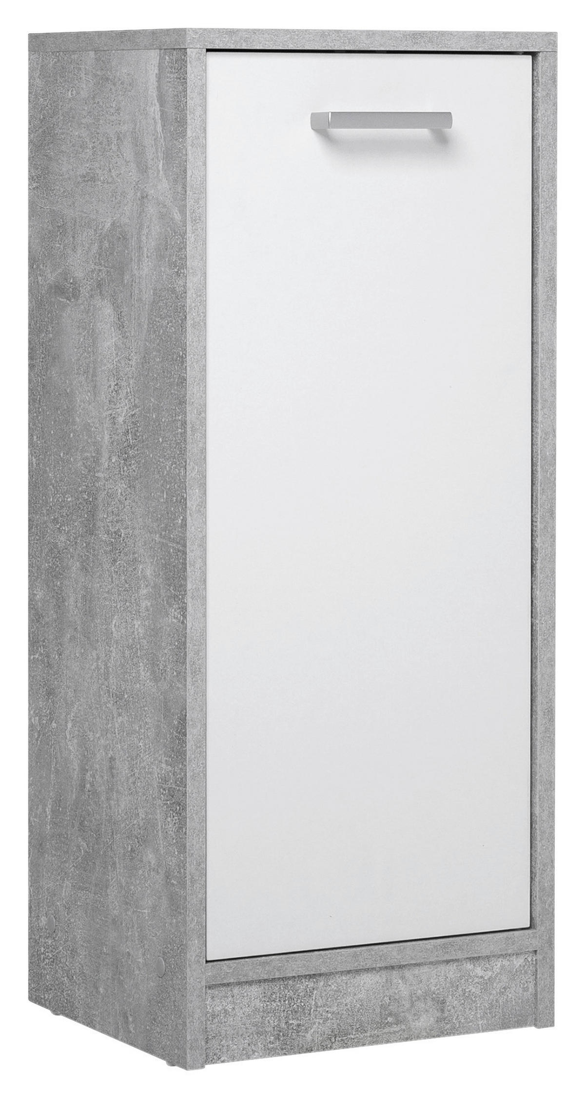 Bad-Set Madeira Beton Optik weiß B/H/T: ca. 123x76,5x28 cm Madeira - weiß (123,00/76,50/28,00cm)