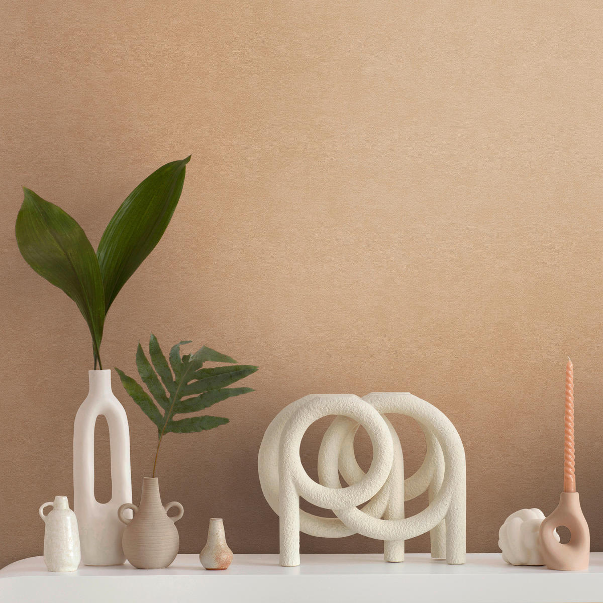 A.S.Creation Vliestapete beige B/H/D: ca. 53x1005x10,7 cm Vliestapete - beige (10,70/1005,00cm) - A.S.Creation