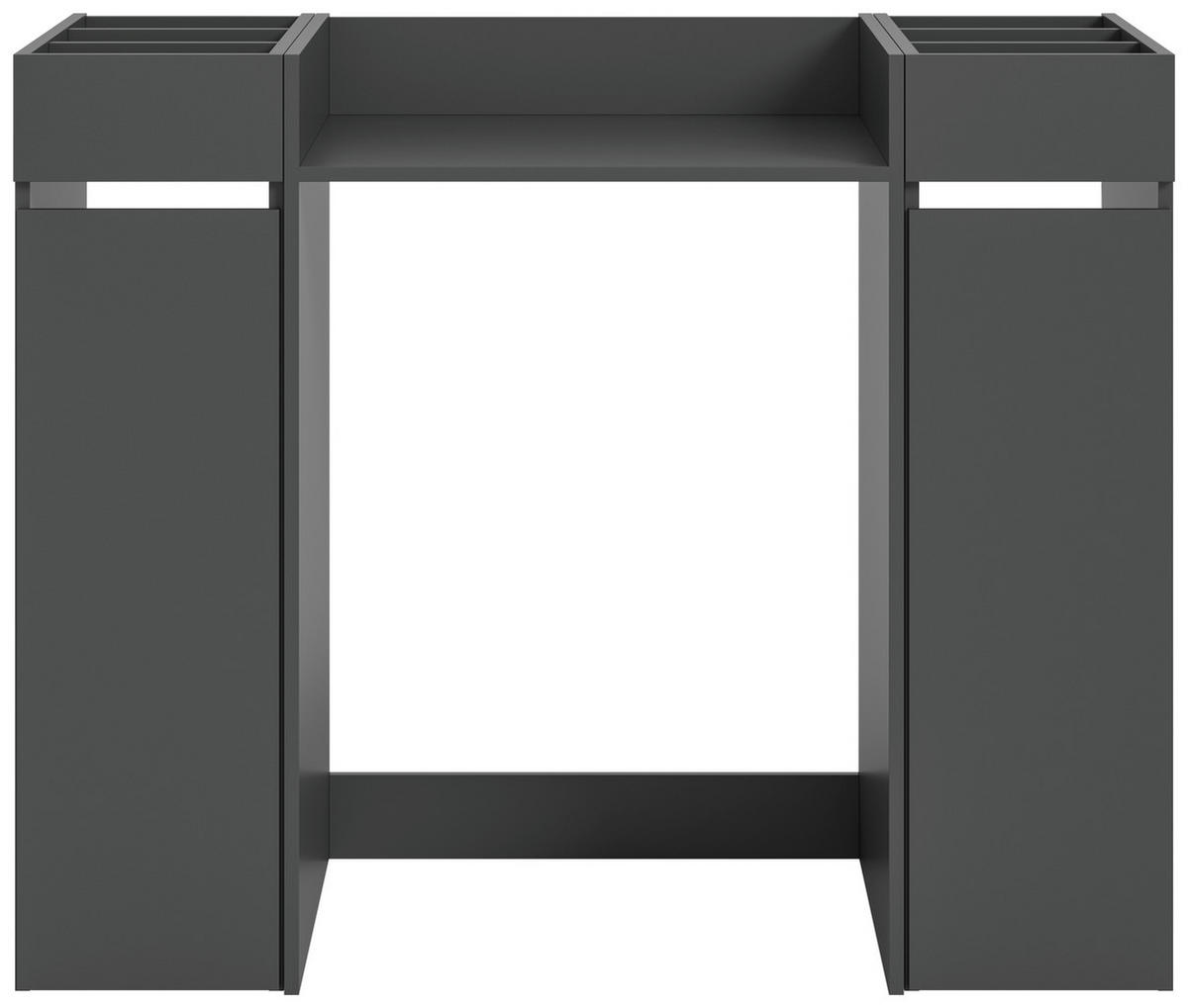 Waschmaschinenumbauschrank Free anthrazit B/H/T: ca. 124x101x60 cm Free - anthrazit (124,00/101,00/60,00cm) - xonox.home