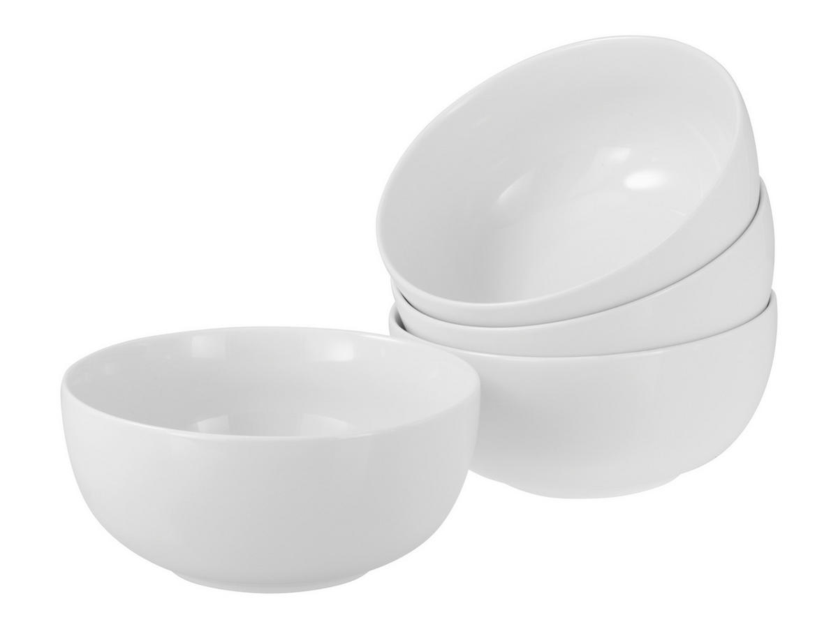 CreaTable Schüssel-Set Allround Weiss weiß Porzellan Allround Weiss - weiß - CreaTable