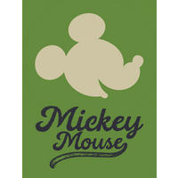 Komar Poster Mickey Mouse Green Head Disney B/L: ca. 30x40 cm Mickey Mouse Green Head - (30,00/40,00cm) - Komar