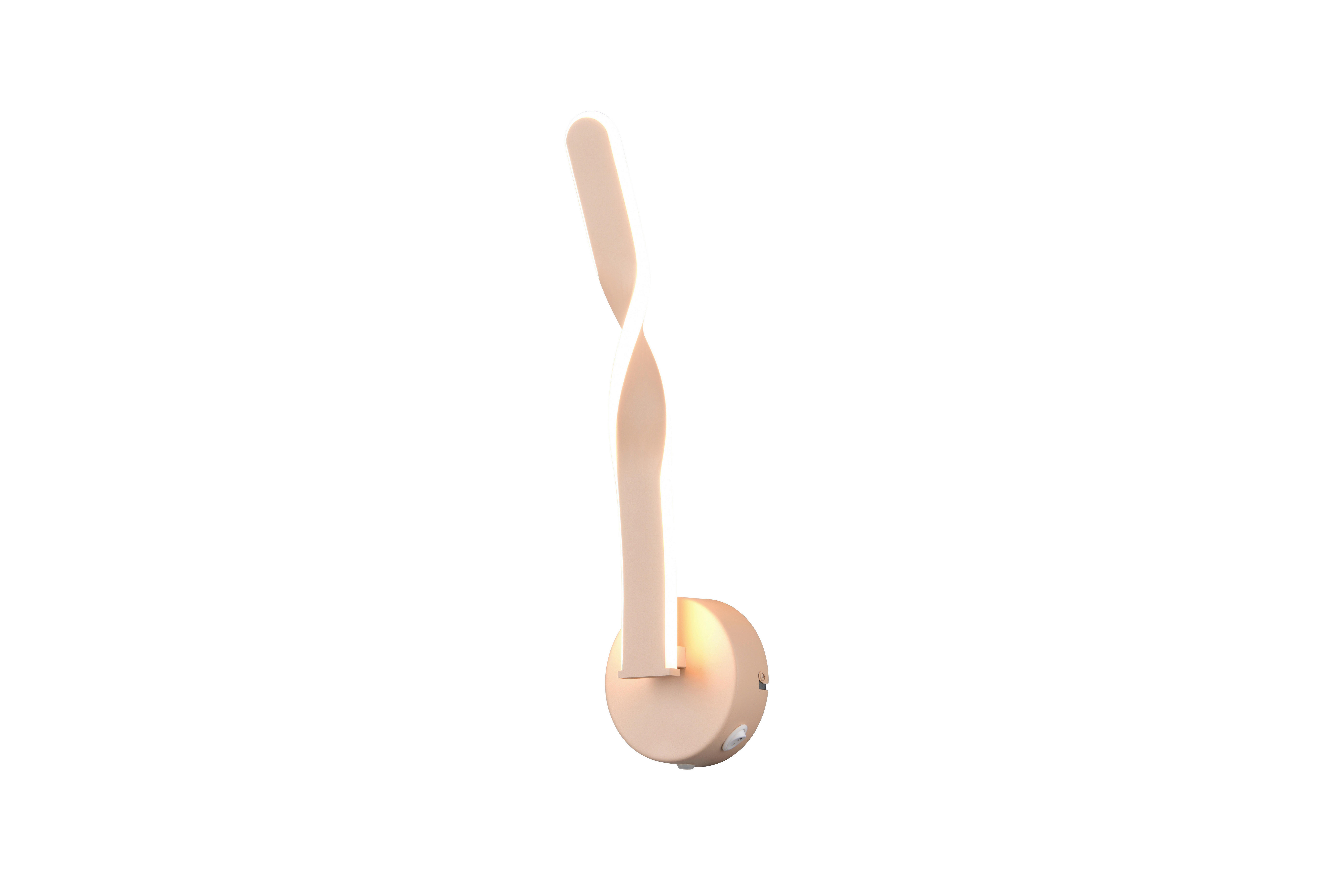 Thumbnail - Reality LED Wandleuchte Ginko sand Metall B/H: ca. 12x45,5 cm 1 Brennstellen