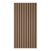 Wand-und Akustikpaneel braun L/B/H: ca. 104x52x1 cm pro Stück Akustikpaneel 52x104 Oiled Oak - braun (104,00/52,00/1,00cm)