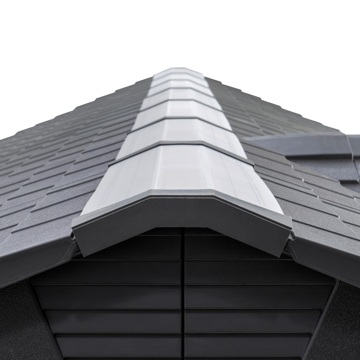 Lifetime Gerätehaus Idaho grau B/H/L: ca. 498x227x214 cm Idaho - grau (214,00/498,00/227,00cm) - Lifetime