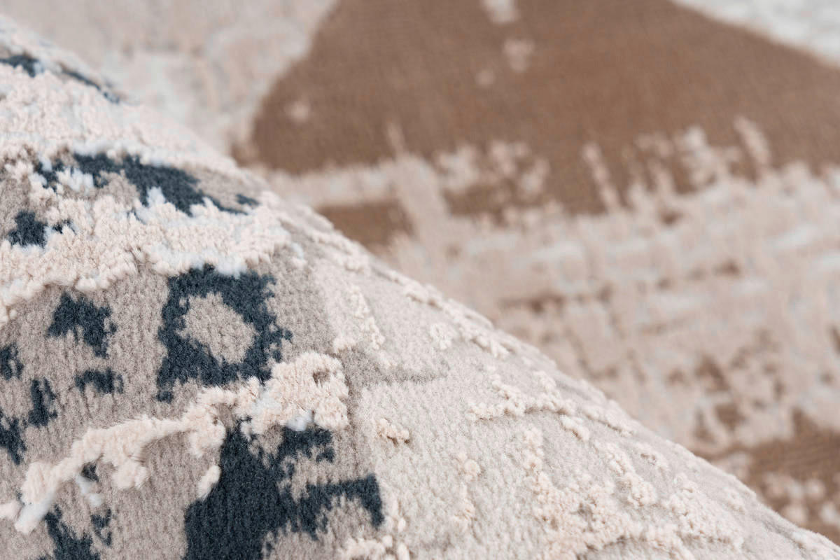 360Living Teppich Akropolis grau B/L: ca. 80x150 cm Akropolis - rosa/grau (80,00/150,00cm) - 360Living