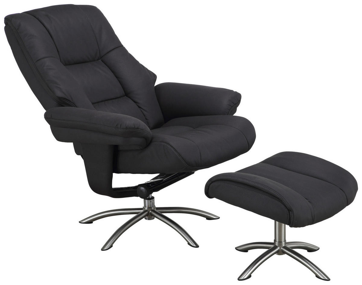 Relaxsessel FM-440 B/H/T: ca. 78x86x114 cm FM-440 - Edelstahloptik (78,00/86,00/114,00cm)