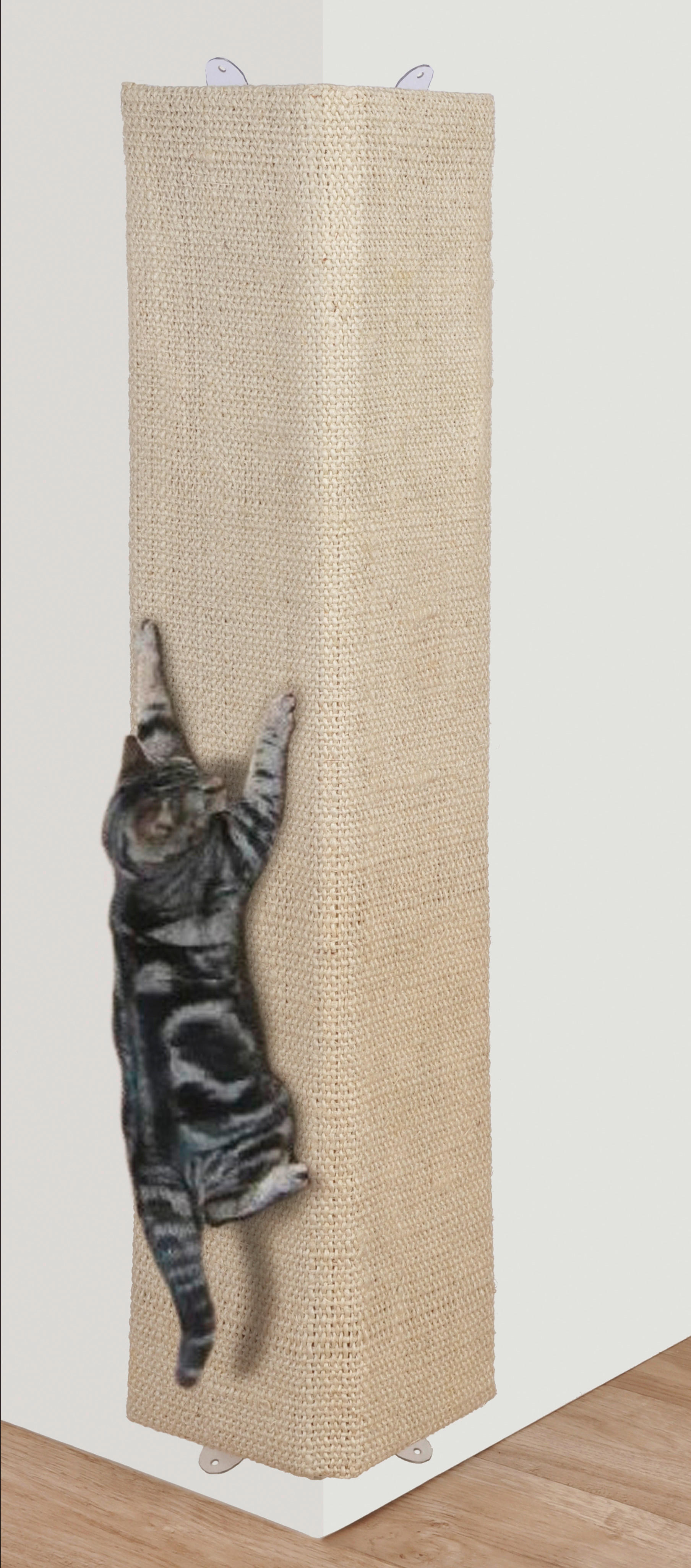 HI Katzenkratzbrett beige MDF B/H/L: ca. 1x80x28 cm