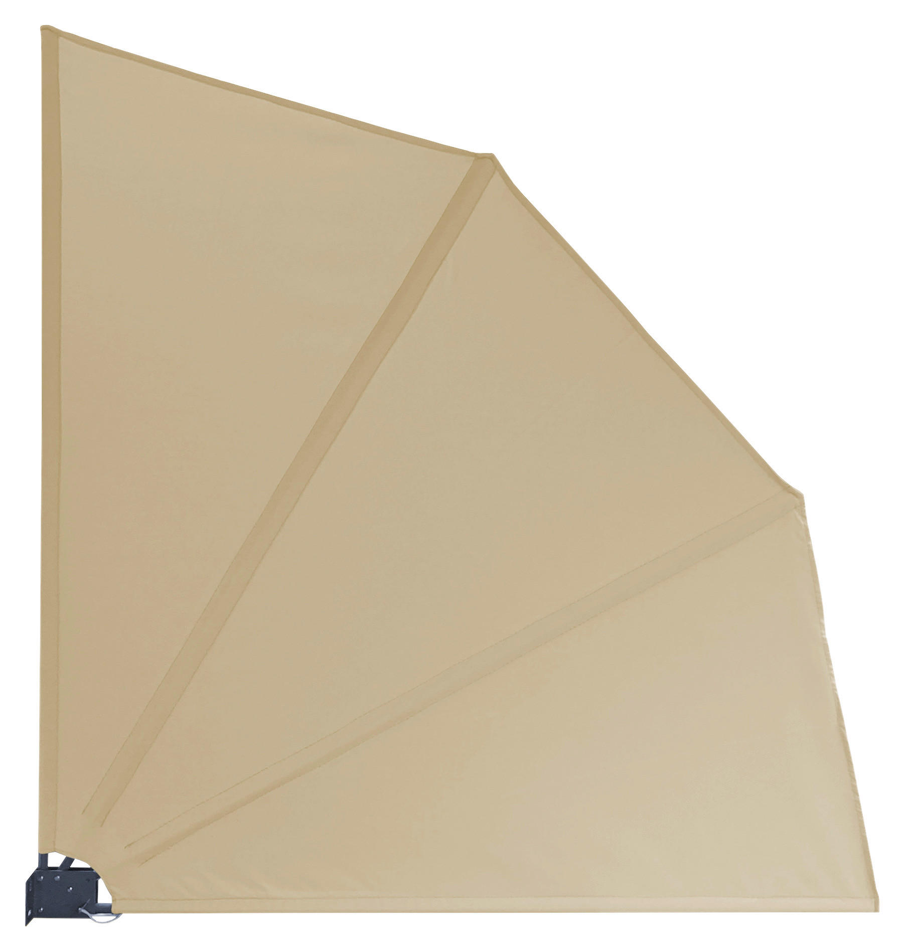 Grasekamp Balkonfächer beige Polyester-Mischgewebe B/L: ca. 140x140 cm Balkonfächer_140x140cm - beige (140,00/140,00cm)