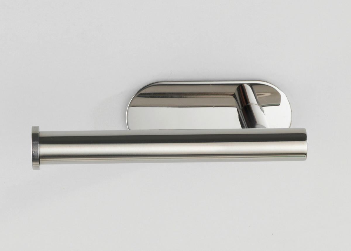Toilettenpapierhalter silber Metall B/H/T: ca. 4,5x16x7 cm Papierrollenhalter_Orea_Shine - silber (4,50/16,00/7,00cm) - Turbo-Loc