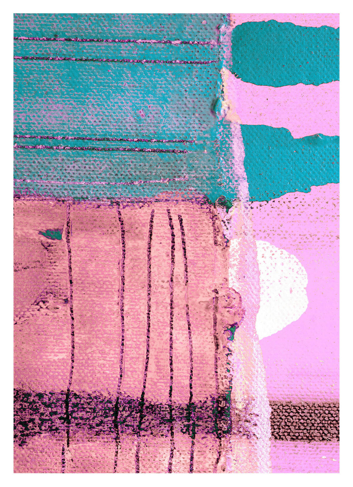 Komar Poster Pinky Allegro Abstrakt B/L: ca. 30x40 cm Pinky Allegro - (30,00/40,00cm) - Komar