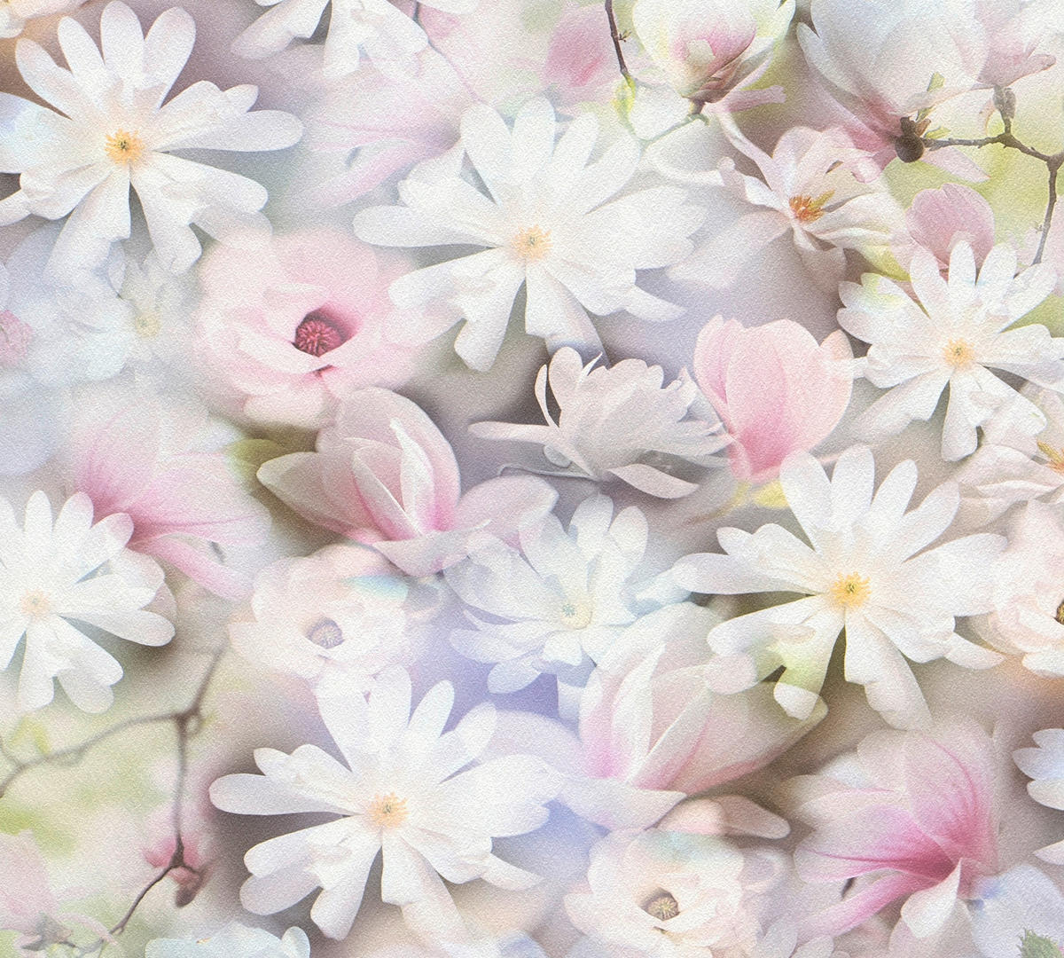 A.S.Creation Papiertapete rosa weiß lila B/H/D: ca. 53x1005x7,1 cm Papiertapete - lila/weiß (7,10/1005,00cm) - A.S.Creation