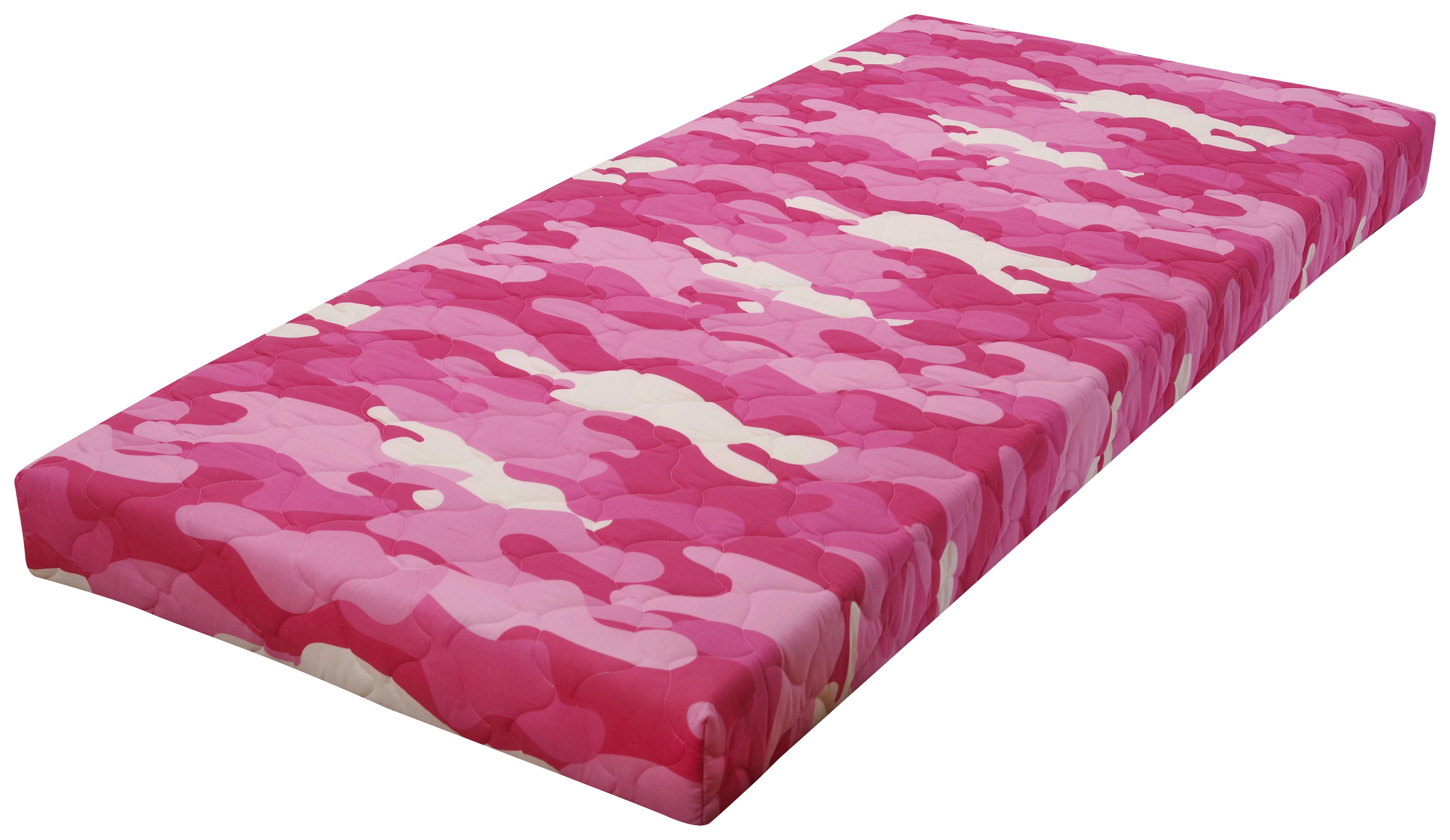 Bonellfederkernmatratze Military pink Liegefläche B/L: ca. 90x200 cm Military - pink (90,00/14,00/200,00cm)