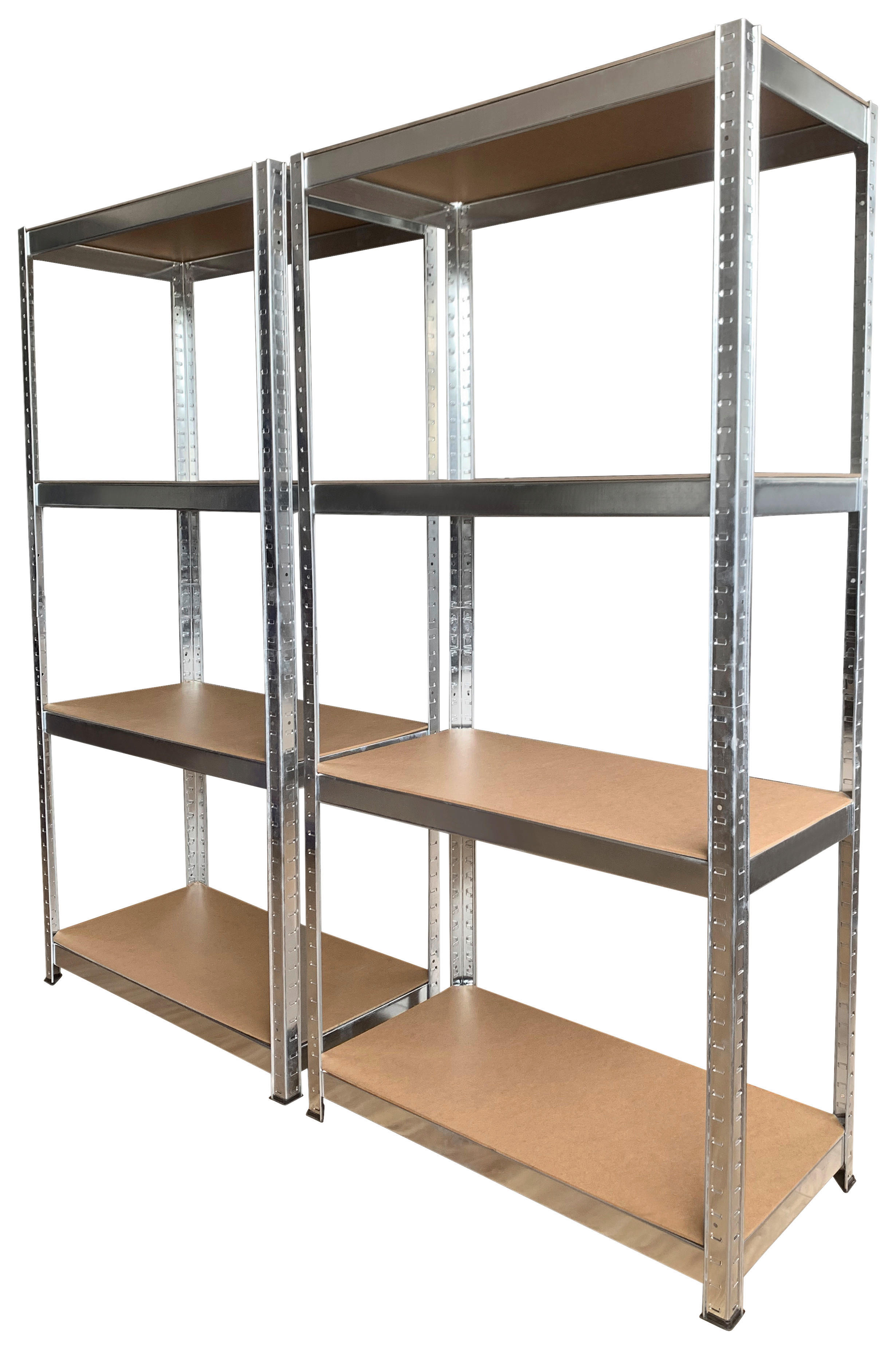 Schwerlaststeckregal 2er-Set verzinkt B/H/T: ca. 160x160x40 cm Schwerlaststeckregal 160x160x40cm V - verzinkt (160,00/160,00/40,00cm)