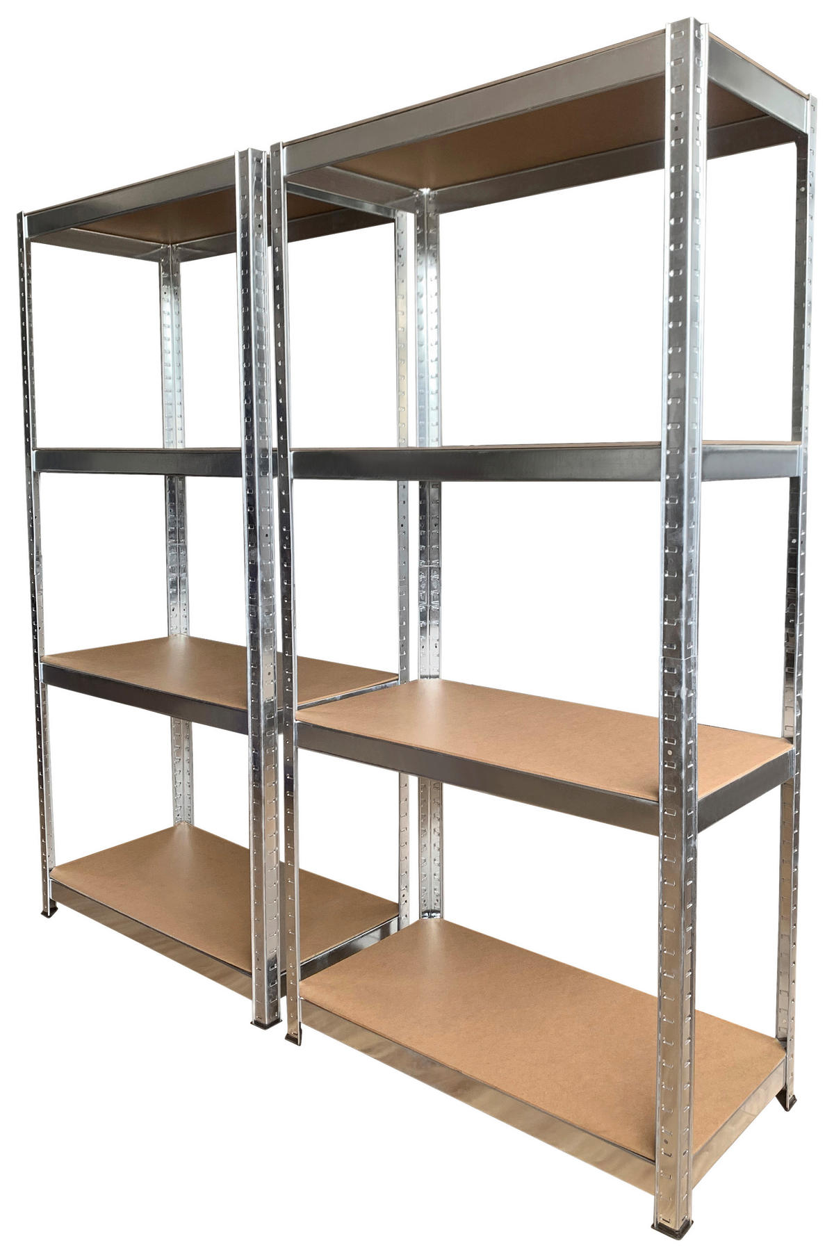 Schwerlaststeckregal 2er-Set verzinkt B/H/T: ca. 160x160x40 cm Schwerlaststeckregal 160x160x40cm V - verzinkt (160,00/160,00/40,00cm)