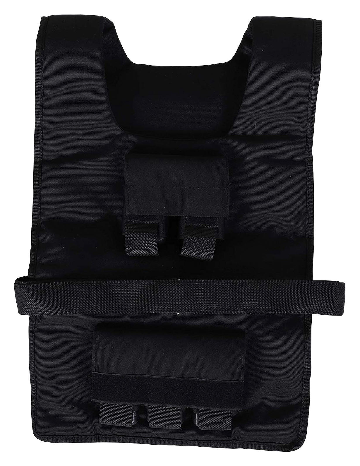 HOMCOM Trainingsweste schwarz Eisen B/L: ca. 36x52 cm Trainingsweste - schwarz (36,00/52,00cm) - HOMCOM