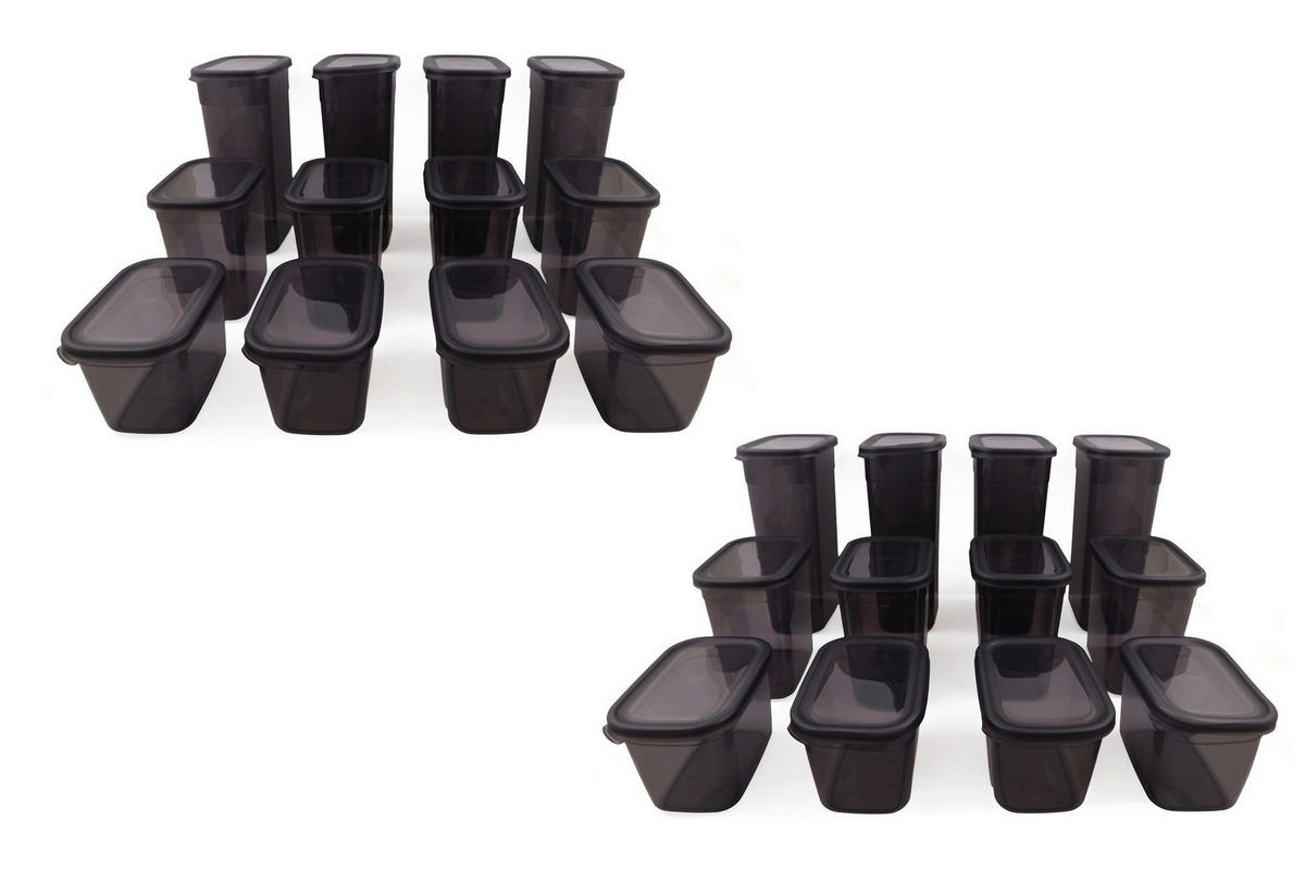 Hermia Concept Frischhaltebox-Set Marrakech anthrazit Marrakech - anthrazit - Hermia Concept